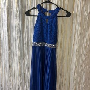Blue formal dress